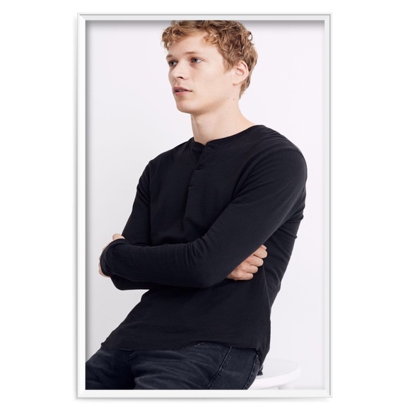 MADEWELL Double Down Henley Size Large - Picture 2 of 5